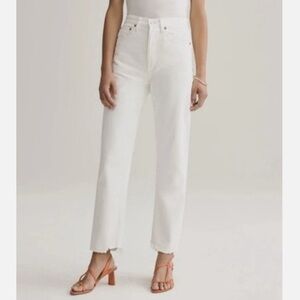 Agolde white jeans